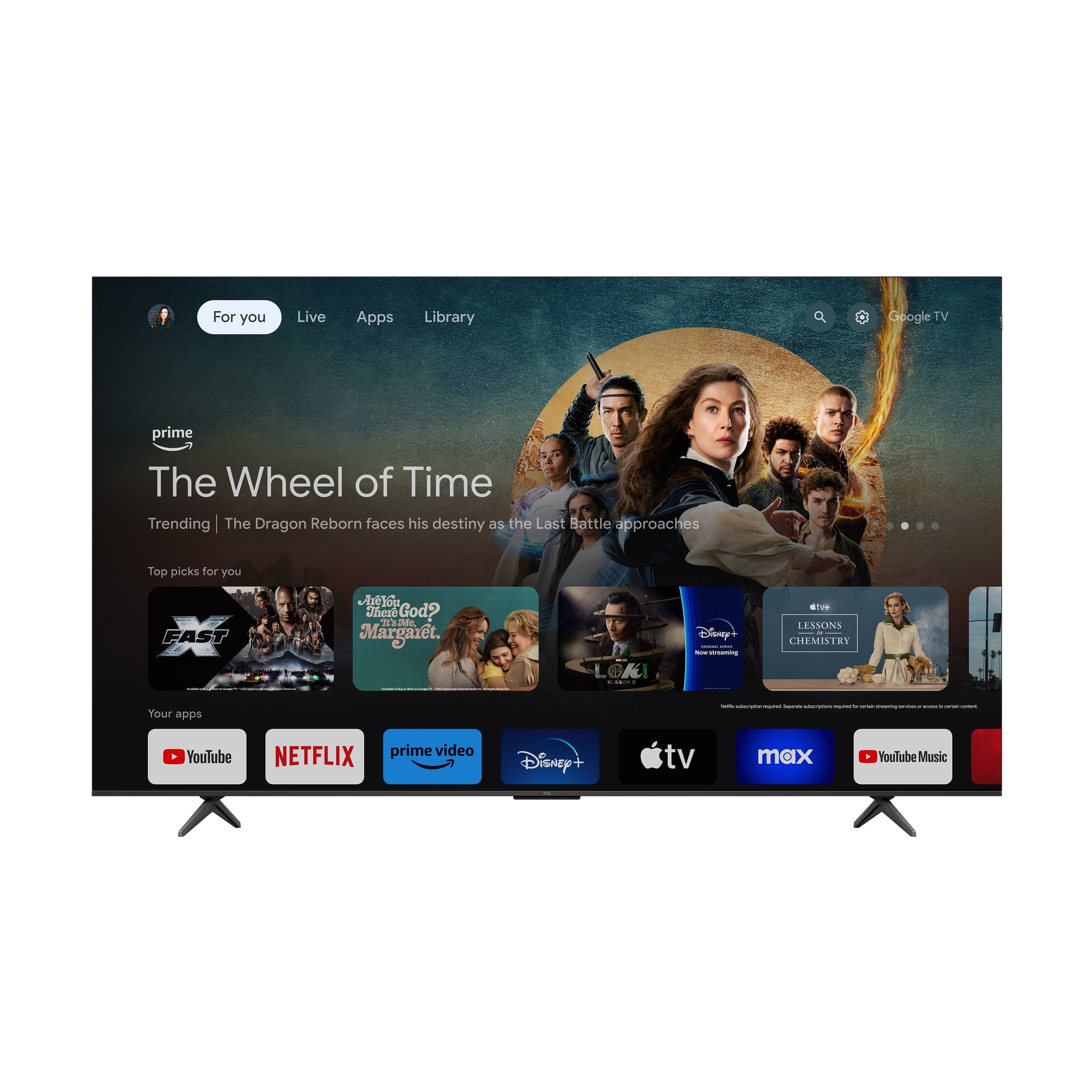 85” Class Q6 (85Q651G) 4K UHD HDR QLED Smart TV with Google TV (NEW 2024)