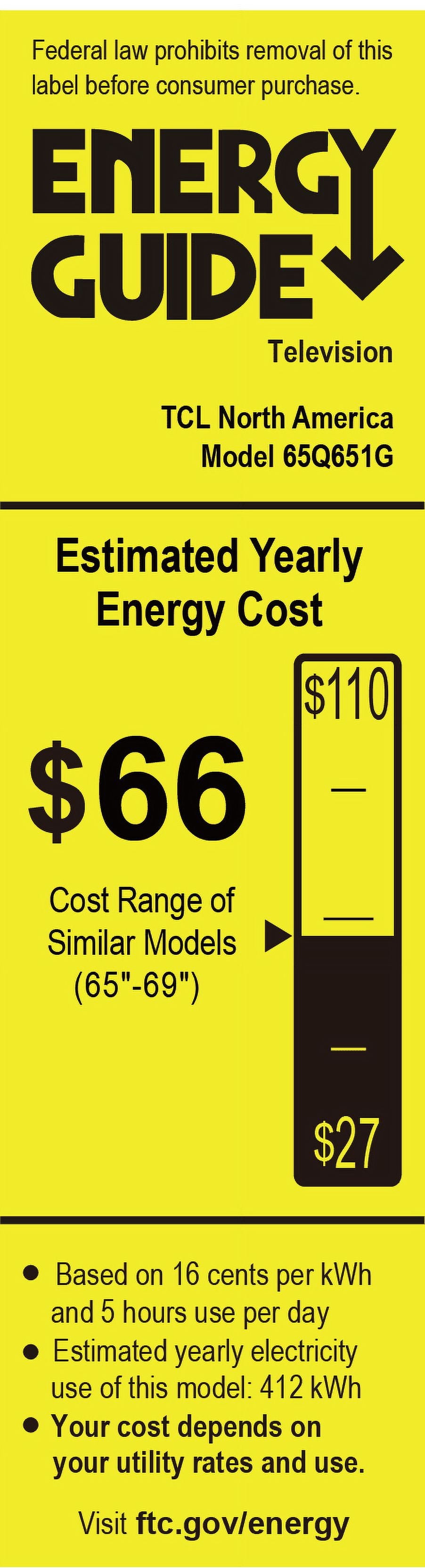 65” Class Q6 (65Q651G) 4K UHD HDR QLED Smart TV with Google TV (NEW 2024)