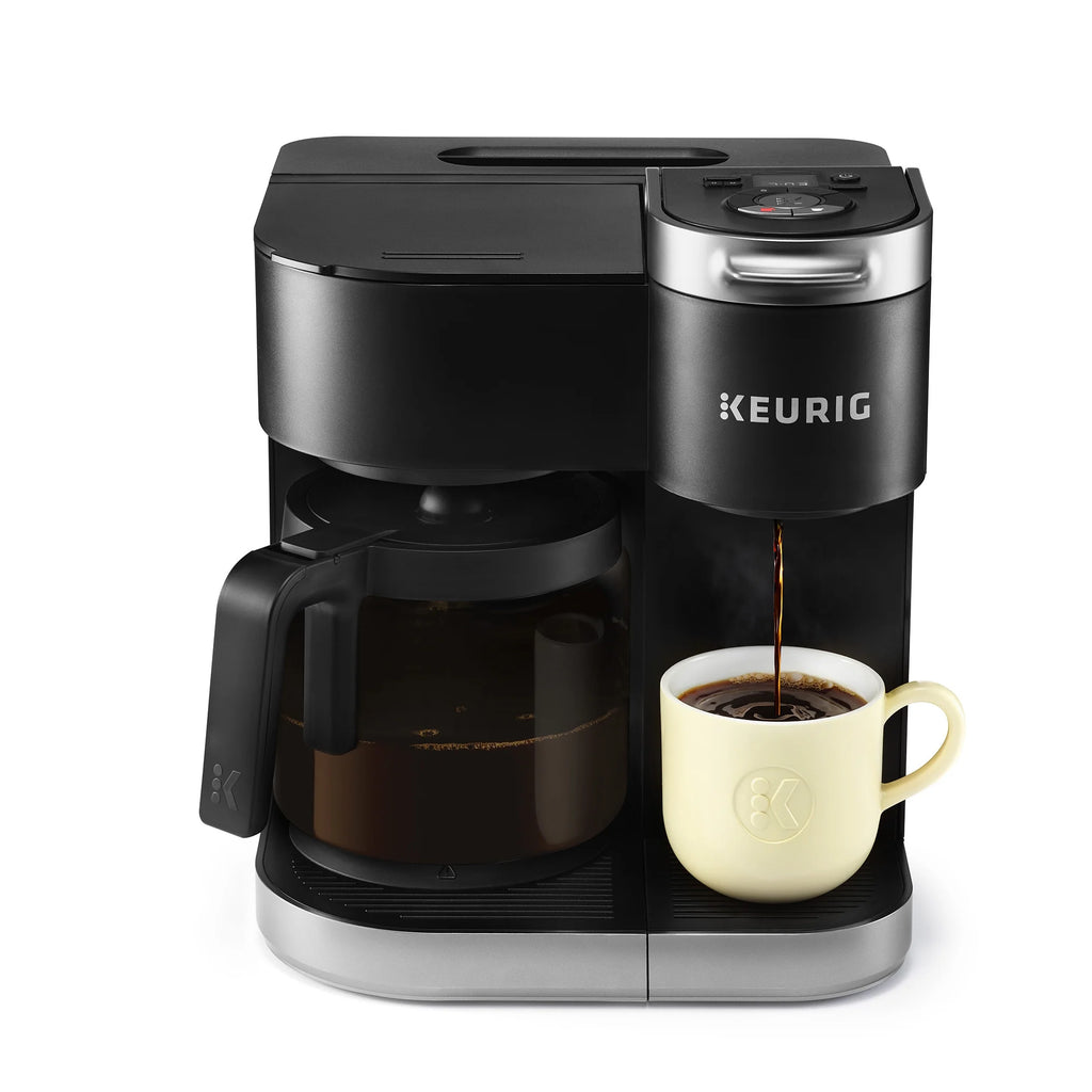 K-Duo Single Serve K-Cup Pod & Carafe Coffee Maker, Black