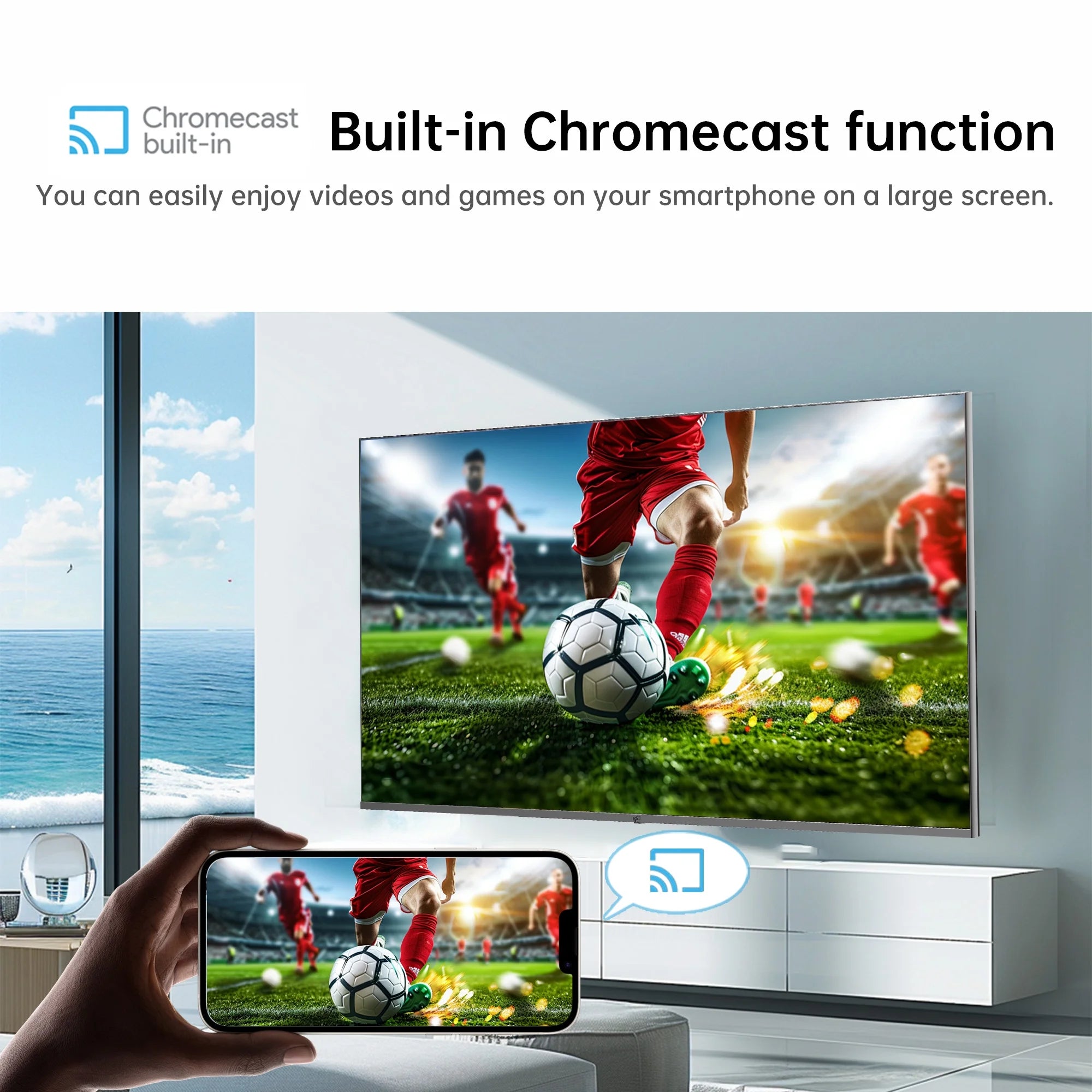 " 65"" 4K Ultra HD LED Smart TV with Google Assistant and Dolby Vision"