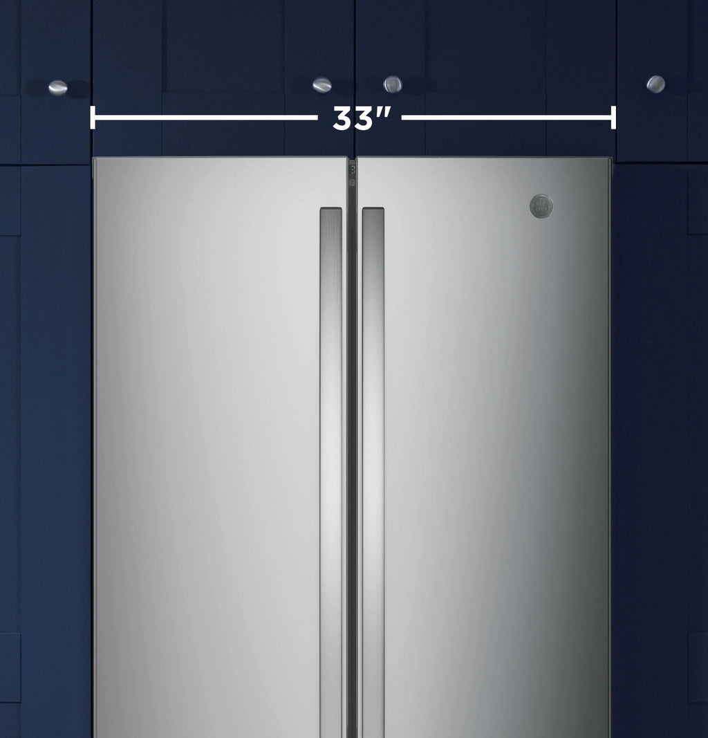 Freestanding Refrigerator, Silver