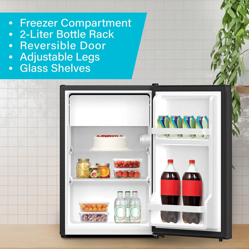 New Standard 17.5 in W 2.6-Cu. Ft. Energy Star Compact Refrigerator with Freezer