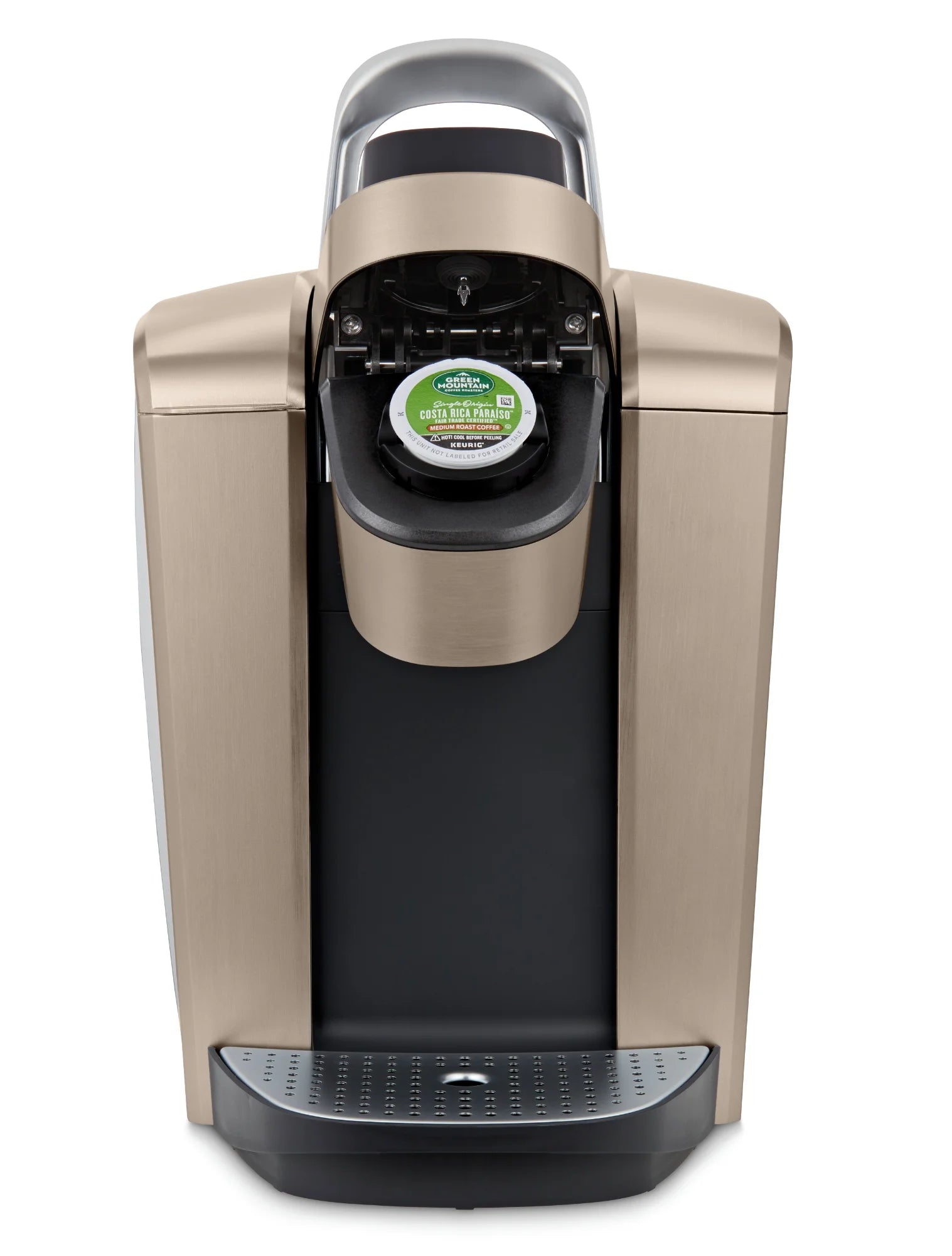 K-Elite, Single Serve K-Cup Pod Coffee Maker, Brushed Gold